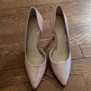 Jessica Simpson Cream High Heels